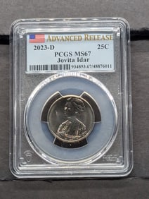 2023-D Jovita Idar Quarter - PCGS MS67*Advanced Release*