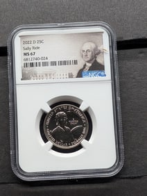 2022-D Sally Ride Quarter - NGC MS67