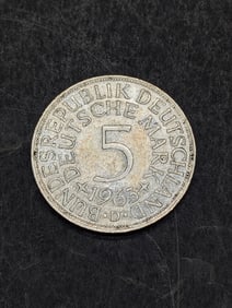 1963-D Germany 5 Silver Marks