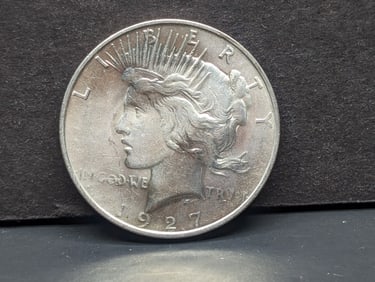 1927-D Peace Silver Dollar
