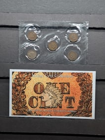 1905-1909 Indian Head Cent Collection in Average Circulated Condition