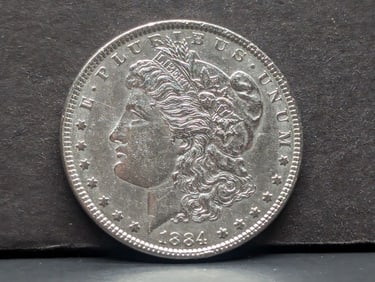 1884 Morgan Silver Dollar