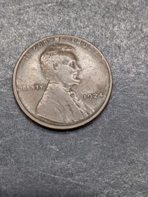 1924 D Lincoln Wheat Cent. Semi Key. VG.