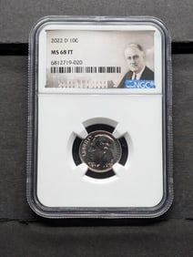 2022-D Roosevelt Dime - NGC MS68 FT