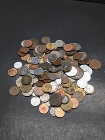 16 Ounces plus foreign coins. Older Mix.