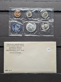1965 Special Mint Set in great envelope. Coins are Proof Like.