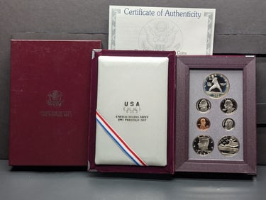 1992-S U.S. Mint Prestige Set in OGO w/ COA - Olympic Baseball & Gymnast