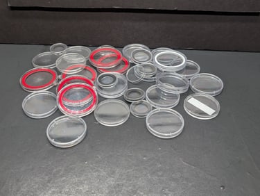 Bag of 25+ Various Sized Empty Airtite Capsules
