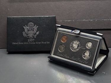 1997-S U.S. Mint Premier Silver Proof Set in OGP w/ COA