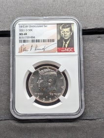 2021-D Kennedy Half Dollar - NGC MS68 w/ Signature