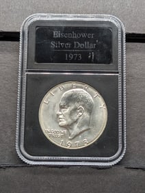 1973-S Eisenhower Silver Dollar - Slabbed