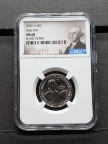2022-D Sally Ride Quarter - NGC MS68