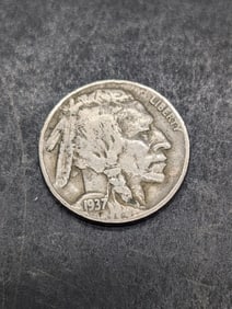 **VF - NICE COIN - NEAT ERROR** 1937-D 3-Leg Buffalo Nickel