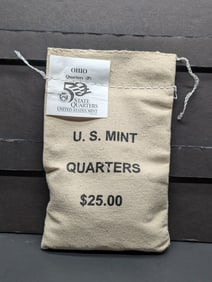 2002-P Ohio Statehood Quarters in Original Mint Bag & Box (100 Coins)