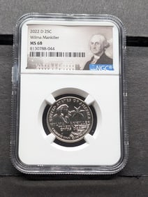 2022-D Wilma Mankiller Quarter - NGC MS68