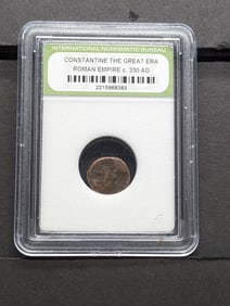 c. 330 AD Constantine the Great Era Roman Empire Coin