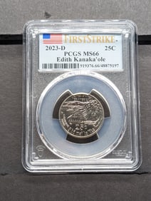 2023-D Edith Kanaka'ole Quarter - PCGS MS66 *First Strike*