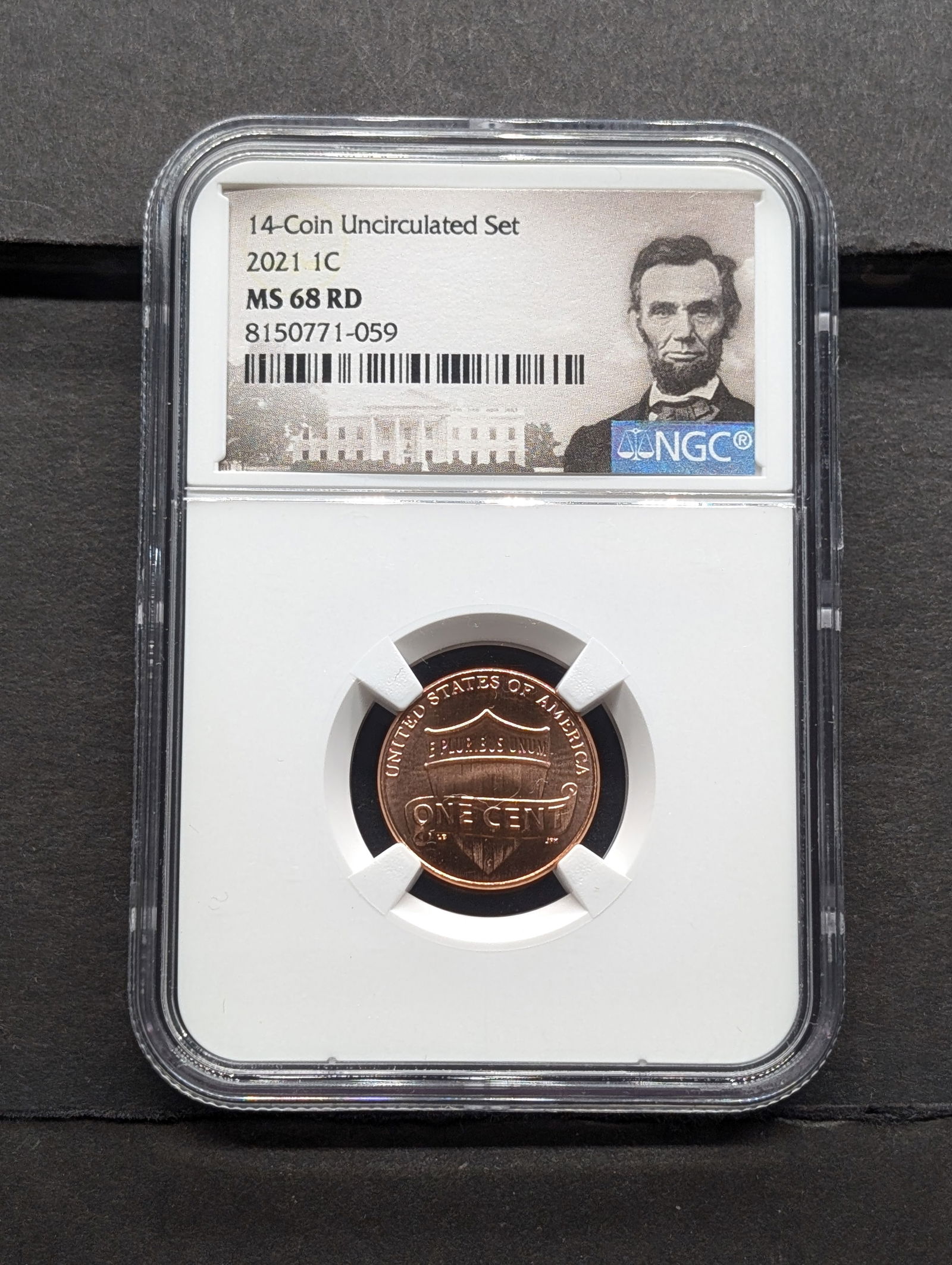 2021 Lincoln Shield Cent - NGC MS68 RD (1 of 3)