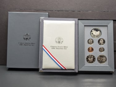 1991-S U.S. Mint Prestige Set in OGP - Mount Rushmore Anniv.