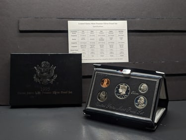 1995-S U.S. Mint Premier Silver Proof Set in OGP w/ COA