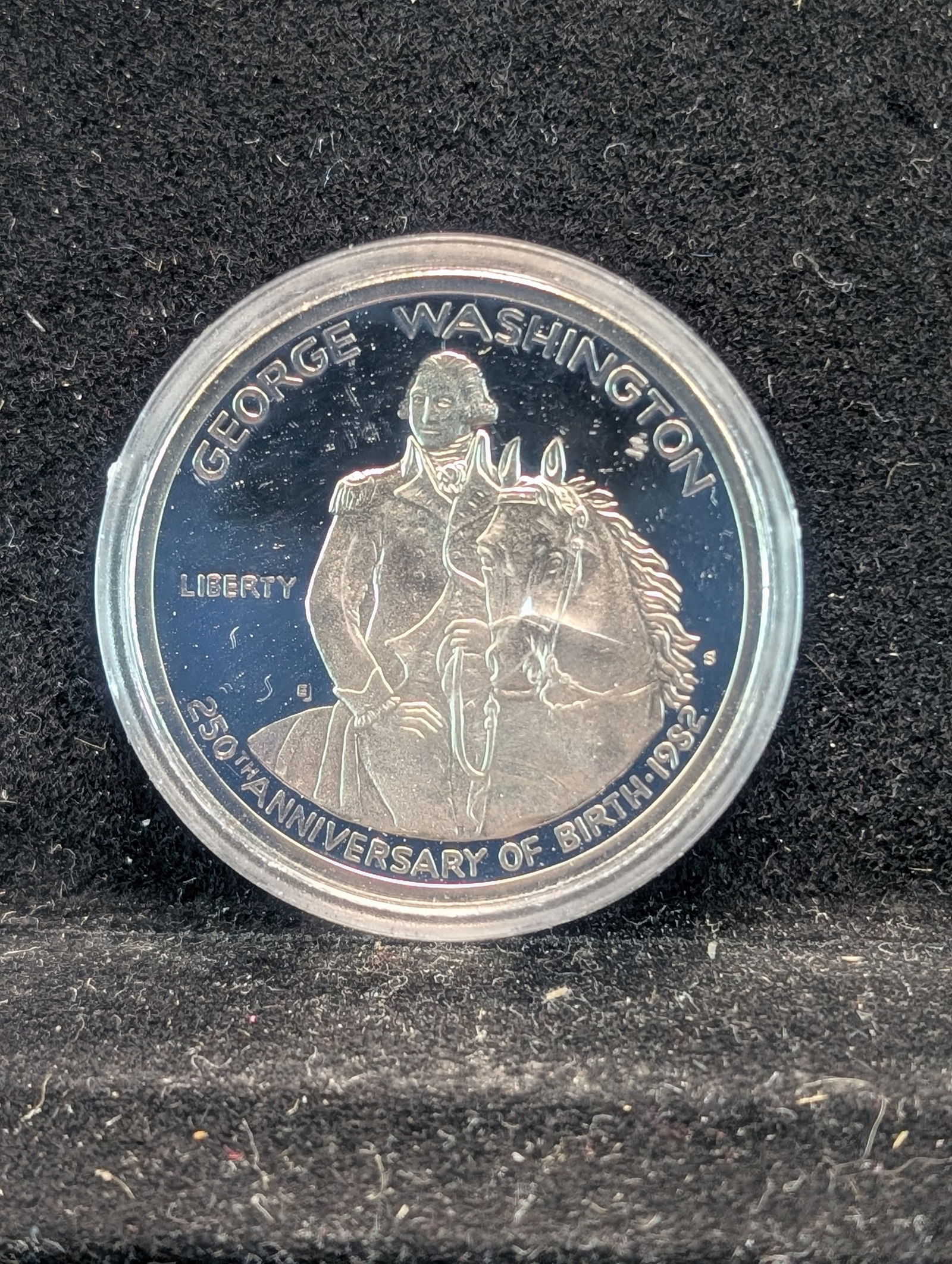 1982-S Washington Silver Half Dollar Commemorative Coin - DC Proof 90% Silver (1 of 2)