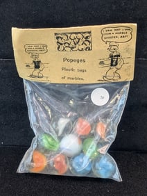Popeyes Marbles in sealed bag