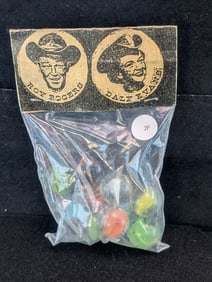 Roy Rogers and Dale Evens Marbles in sealed Bag