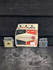 Elite & Colvair Lighters & Unopened Zippo Flints