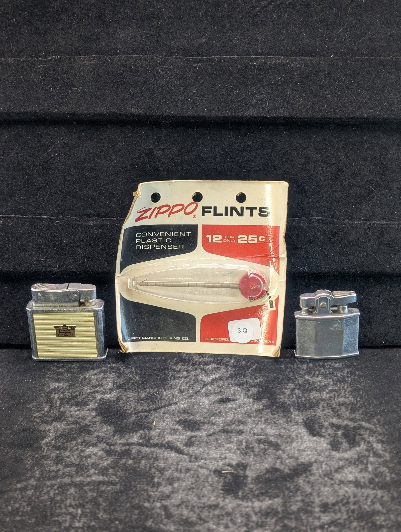 Elite & Colvair Lighters & Unopened Zippo Flints: Elite & Colvair Lighters & Unopened Zippo Flints