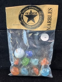 Texaco Marbles in sealed bag