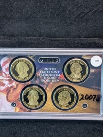 2007-S U.S. Mint Presidential Dollar Set DC Proof - No Box