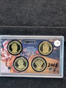 2008-S U.S. Mint Presidential Dollar Set DC Proof - No Box