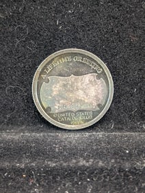 1991 U.S. Catalog Club 1/10 Oz Pure Solid Silver