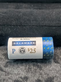 Unopened Roll Of 2019-P Delaware American Innovation One Dollar Coins
