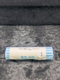 Unopened Roll Of 2006-P Jefferson Nickels