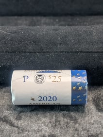 Unopened Roll Of 2020-P Maryland American Innovation One Dollar Coins