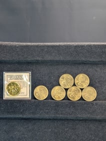 (3) 2000-P & (4) 2000-D Sacagawea One Dollars