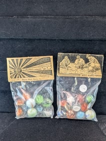 Master Made Marble Co. and AKRO Agates;  Marbles in sealed Bags