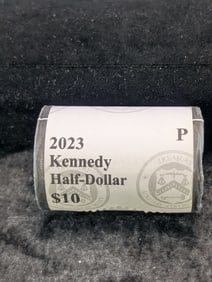 Unopened Roll Of 2023-P Kennedy Half Dollars