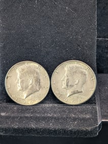 1967 & 1968-D 40% Silver Kennedy Half Dollars