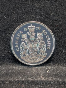1976 Canadian Half Dollar Proof Coin