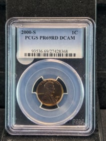 2000-S Lincoln Memorial Cent PR69DCAM By PCGS