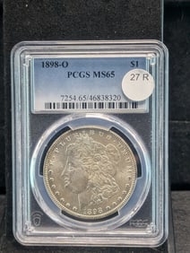 1898-O Morgan Dollar PCGS MS 65 46838320