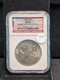 1922-P Peace Dollar NGC 4299922 008