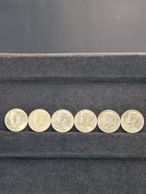 (6) 1977-P Kennedy Half Dollars