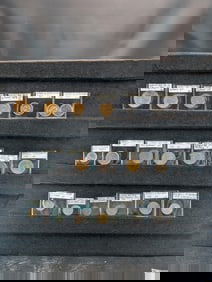 19 World Coins, (Republic of Georgia, Botswana, Brazil & Great Britain-Some UNC)