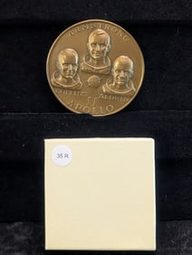 Apollo 11 Metallic Art Co. Bronze Medal 113 grams