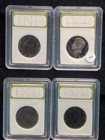 (4) Kennedy Half Dollars: UNC 1985-D, 1987-D, 1992-D & Proof 1979-S