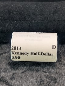 Unopened Roll Of 2013-D Kennedy half Dollars