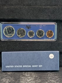 1966 US Mint Special Mint Set. 40% Silver Kennedy 50c